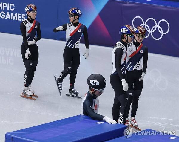 황대헌 없어도 잘되네… 한국 남자 쇼트트랙, 5000m 계주에서는 빛났다