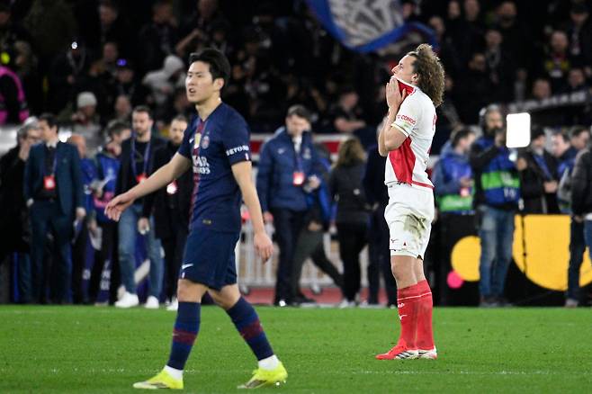 '슈퍼 조커' 이강인 또 후반 21분 교체 출전, PSG 두에 '2골+3골 관여' 원맨쇼+평점 9.9점 폭발.. 모나코에 3-2 역전승 UCL 16강 성큼