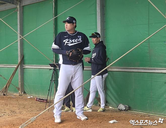 류현진 '첫 불펜피칭', 코칭스태프가 놀랐다!…