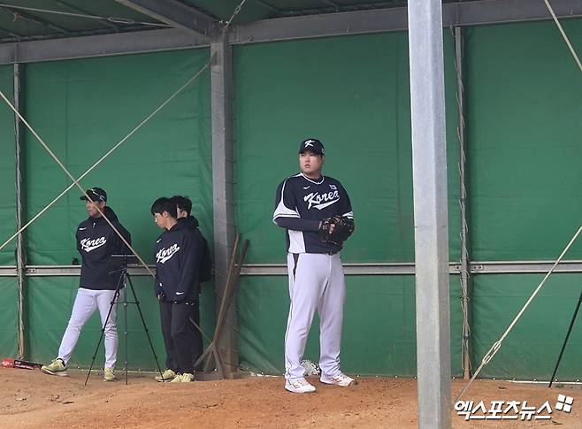 류현진 '첫 불펜피칭', 코칭스태프가 놀랐다!…