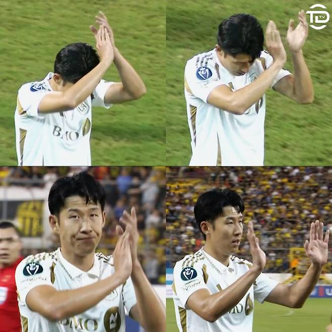 '손흥민 덕에 눈물 펑펑' 1-6 대패 후 사인 받고 감격한 관계자 화제