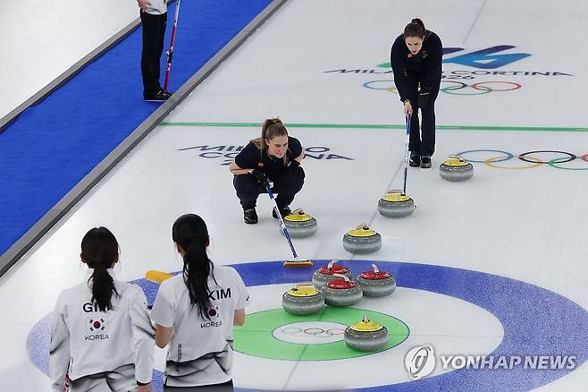 [올림픽] 여자 컬링, 1위 스웨덴에 7엔드 만에 8-3 낙승…준결승 청신호(종합)