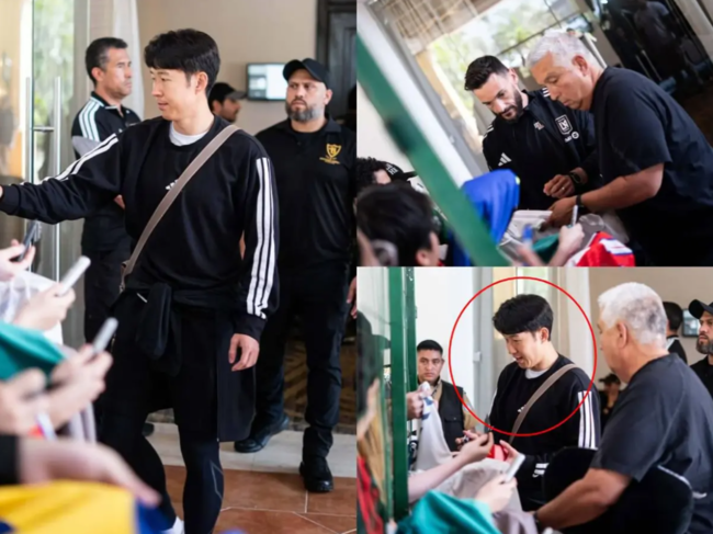 ‘미국행 비행기 두 번이나 지연됐는데…’ 손흥민 또 미담 폭발, 숙소 떠나는 순간까지 ‘겸손하게 팬 배웅’