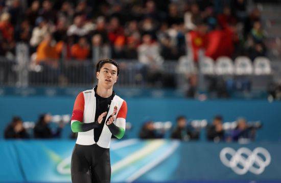 '음주운전→한국 국적 패대기' 김민석 끝내 'NO 메달'…남자 1500m 7위→올림픽 3연속 입상 좌절 [밀라노 현장]