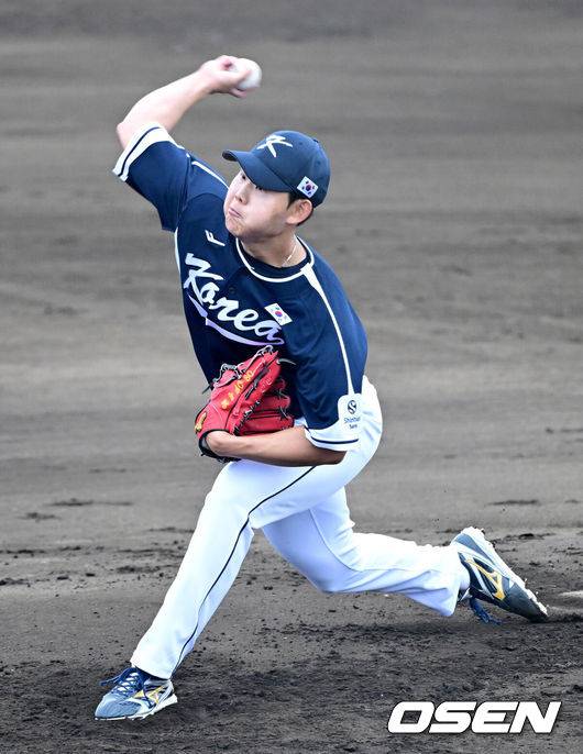 ‘안현민 홈런 터졌지만…’ WBC 대표팀, 삼성전 3-4 석패…정우주, 1⅔이닝 3실점 고전 [오키나와 리뷰]
