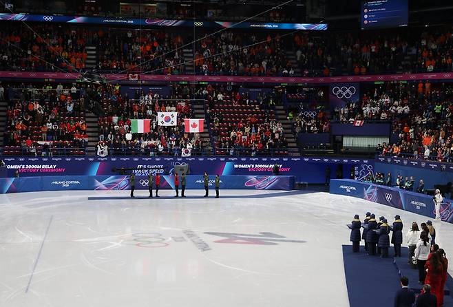 한 번도 아니고 ‘어쩌다’ 이런 일이…“사과와 즉각 조치” 답변받았지만, ‘기울어진 태극기’ 게양 ‘황당 오류’[2026 밀라노]