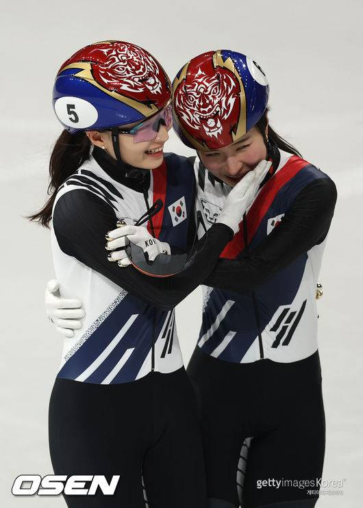 최민정, 이래서 펑펑 울었구나...