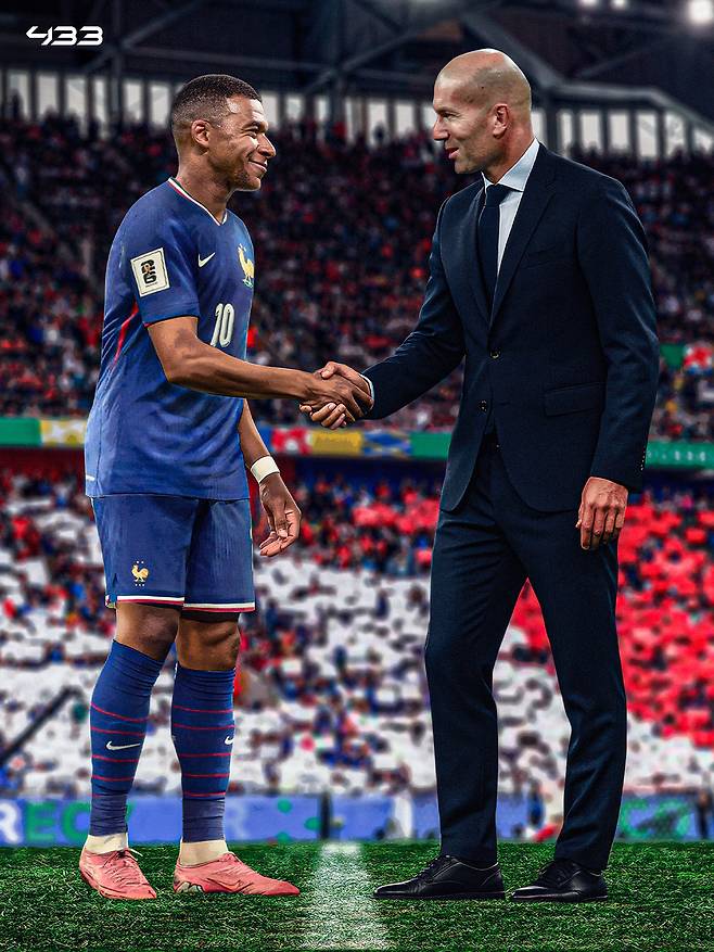 '프랑스 전설' 지단 '자발적 백수' 생활 5년만에 끝, 북중미월드컵 마치고 프랑스 지휘봉 잡는다(로마노)