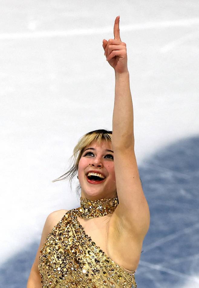 '얼마나 좋았으면' 미국에 24년만에 金 안긴 피겨 리우, 카메라 향해 '욕설'...그럼에도 팬들은