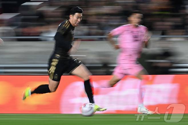 [뉴스1 PICK]손흥민, 메시 앞에서 어시스트 기록...LAFC 3-0 완승 견인