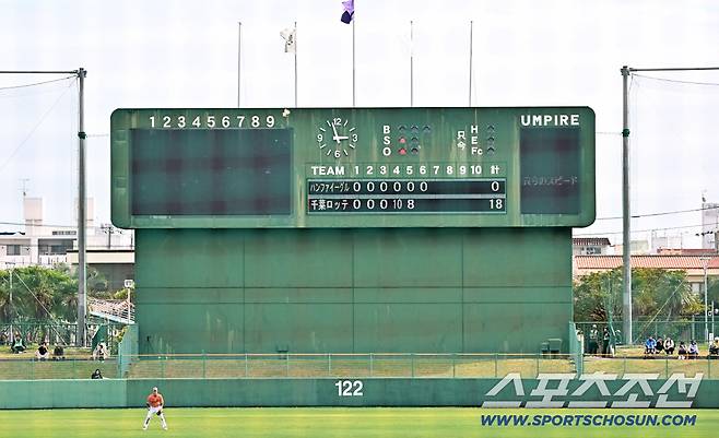 '18점 차 대패' 한화, 예방주사 제대로 맞았다…에르난데스 152㎞ 호투는 위안거리 [오키나와 현장]