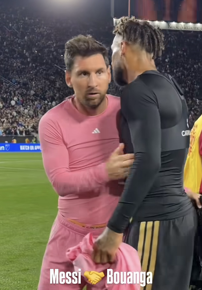 ‘메시 경기력 아쉬웠지만…’ 손흥민과 포옹하고 미소로 대화, 경기 직후 부앙가와도 ‘유니폼 교환’