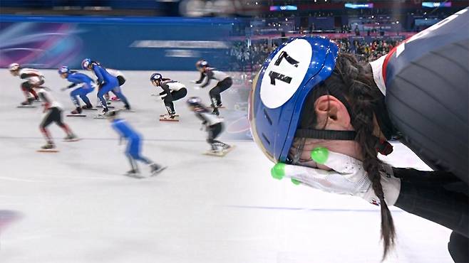 결승선 통과하자마자 '펑펑'…심석희가 얼굴 감싸 쥔 순간 [아침& 올림픽]