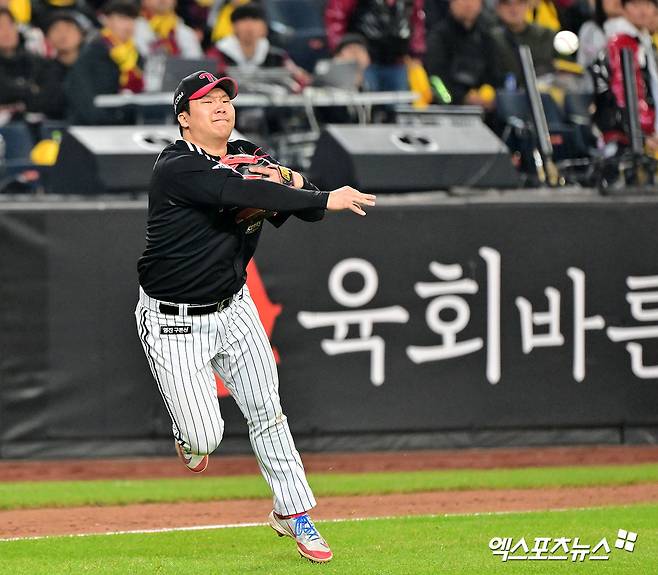 노시환 307억, LG는 떨고 있다?…'초장기 블록버스터' 다년계약 시대→동갑내기 '잠실 거포' 3루수 기준점 되나