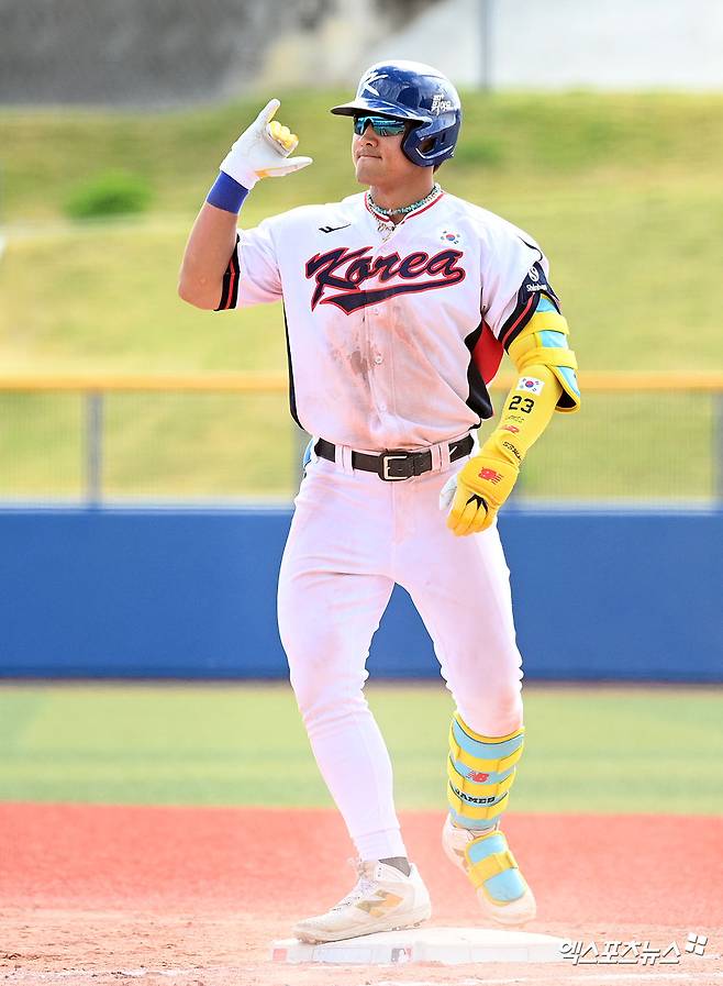 승승승! 박해민 3안타 2타점 폭발! KIA도 이겼다→야구대표팀, 김주원+안현민도 맹활약…연습경기 3연승 질주 [WBC 캠프]