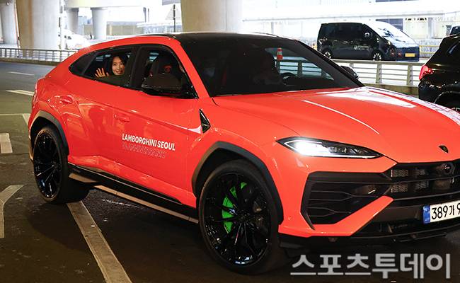 '람보르길리' 김길리, 람보르기니 타고 집으로…