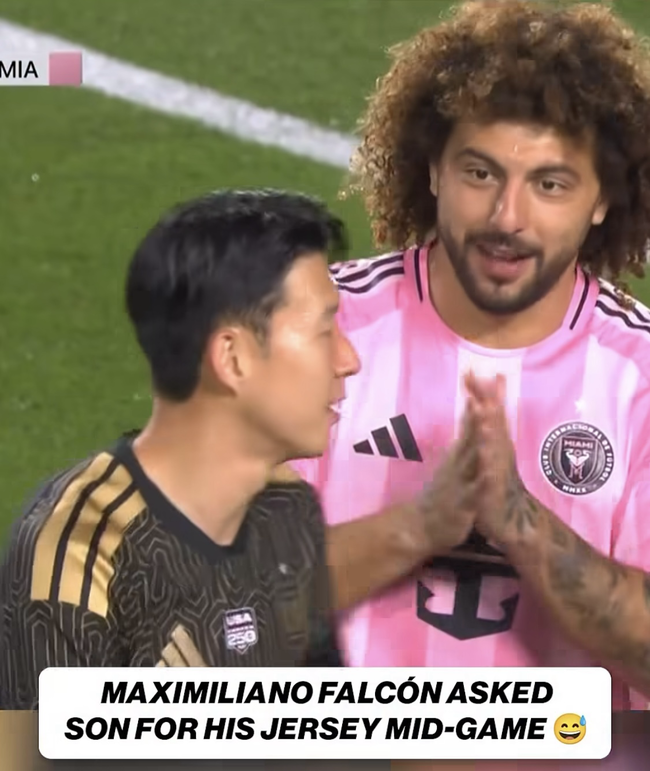 “손흥민이 누군지 설명해야 돼?” 경기 도중, 두 손 모아 유니폼 받아내고…‘인터뷰서 쏘니 무한 찬양’