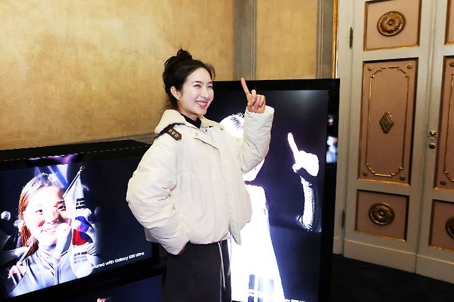 김길리의 'B컷'… 삼성전자, 팀코리아 나이트 사진 대방출