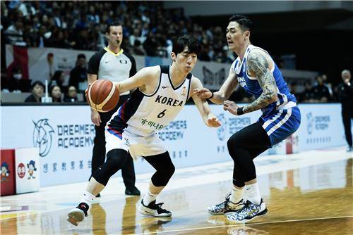 남자 농구 대표팀, 마줄스 감독 데뷔전서 대만에 65-77 완패