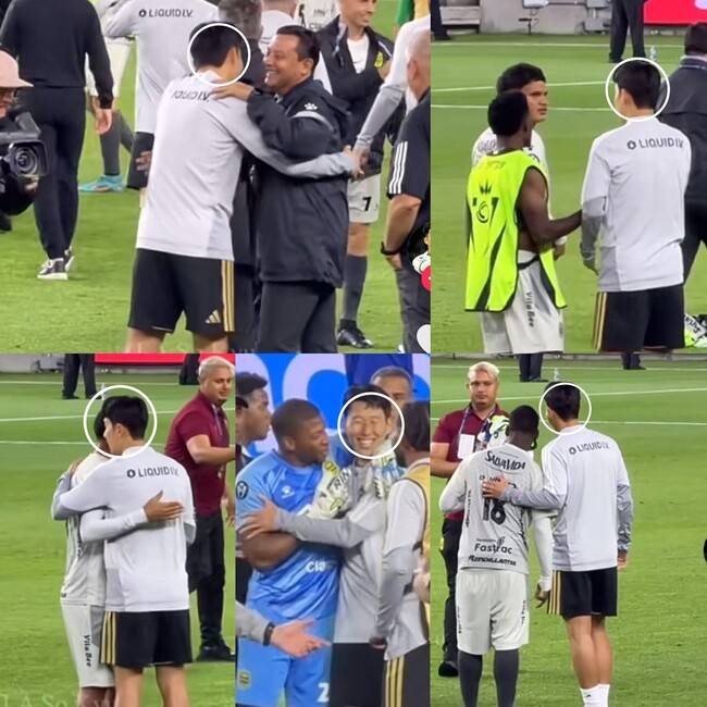 ‘흥민이 형 영광입니다’ LAFC에 1-7 참패했지만…라커룸서 손흥민 만나 ‘자랑 인증샷’