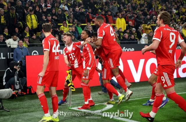 '극장골 직후 김민재 교체 투입' 바이에른 뮌헨, 데어 클라시커에서 도르트문트에 역전승…분데스리가 선두 질주