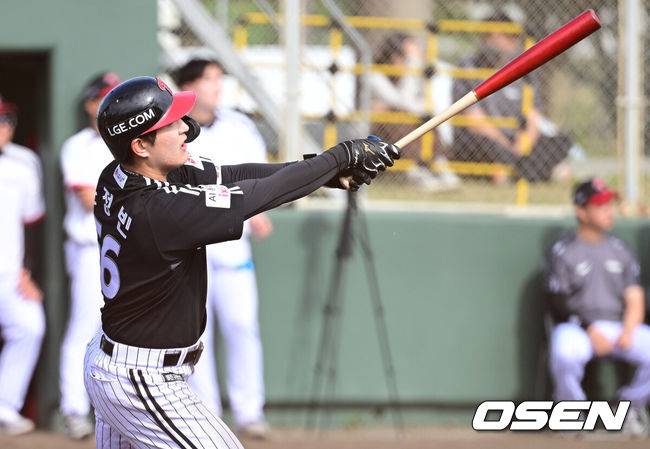 ‘오스틴 3점포+문정빈 솔로포’ LG 14안타 폭발, 8안타 KT와 7-7 무승부...정우영-이정용 실점 아쉽네 [오키나와 리뷰]