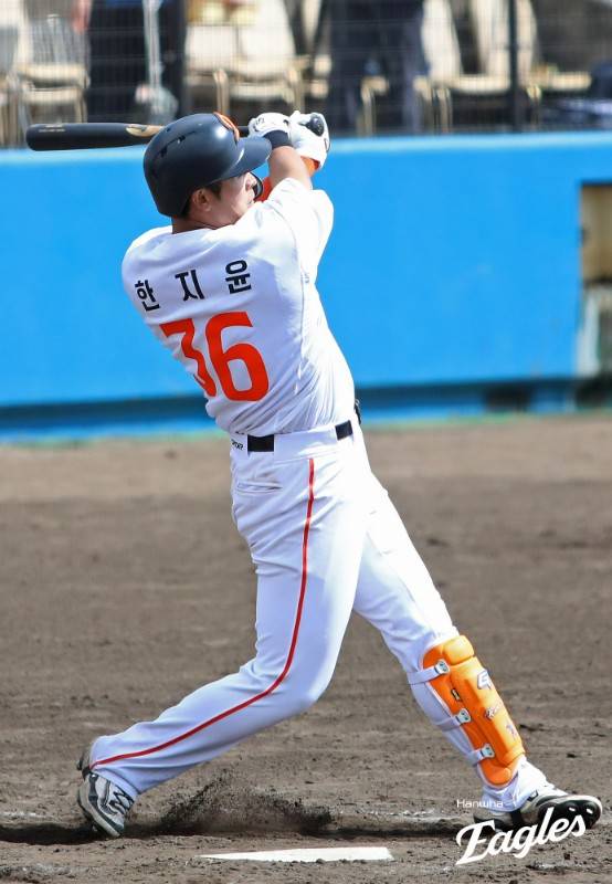 작년 문현빈 찍었던 김경문, 올해는 이 선수에 주목? “싸우는 모습을 보고 있다”