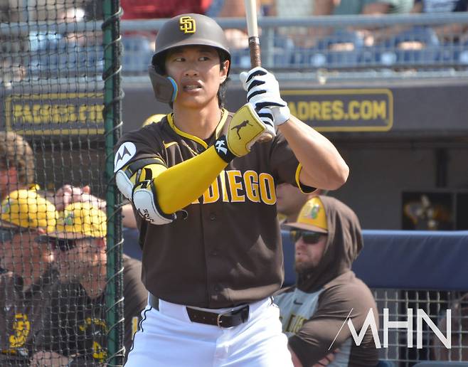 '수 읽힌' 송성문, 상대투수 '유인구'도 안 던진다…오클랜드전 2타수 1안타 타율 0.214