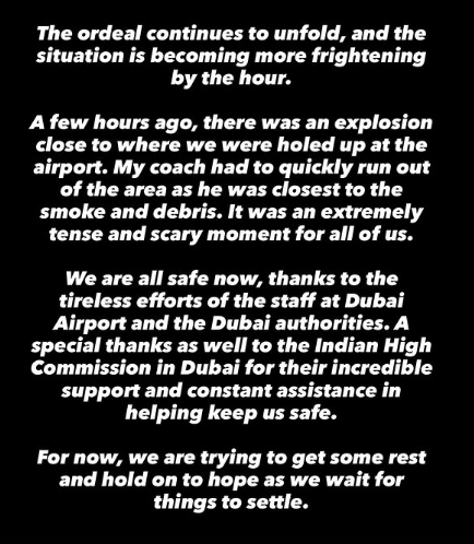 美·이란 전쟁 여파 두바이에 '쾅쾅'→'인도 안세영' 발목 잡혔다…전영오픈 결국 기권