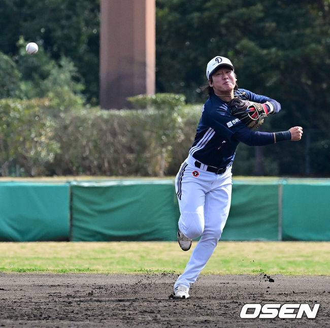 ‘KIA 공백 크겠네’ 80억에 품은 유격수 미친 활약→신임 감독 홀딱 반했다 “다른 선수는 못 잡는 타구를 잡아” [오!쎈 미야자키]