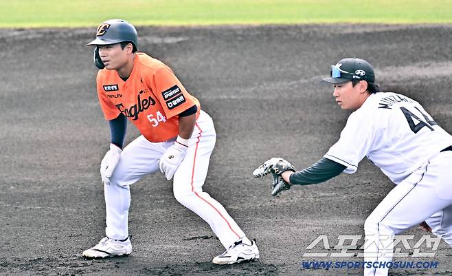 '찐이다!' 최종전 2루타-스리런포로 화룡점정한 전체 3순위 외야수. 연습경기 타율 0.379인데도