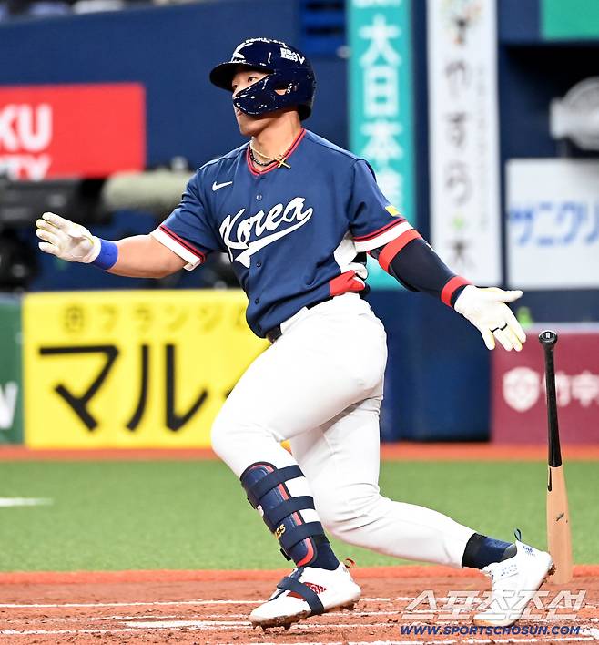 세계가 반했다! 오사카 하늘에 날린 안현민의 시원한 '빠던', WBC도