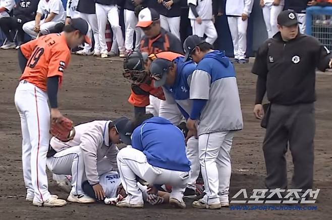 '헤드샷' 이해승 뇌진탕 증세로 조기 귀국. 햄스트링 장승현은 완전 파열은 면해. 일단 4주 휴식[오키나와 현장]