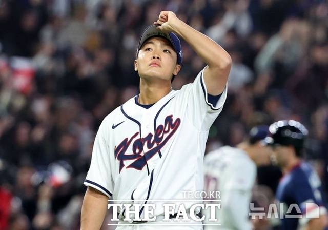 11-4 대승에도 마냥 웃을 수 없는 한국…정우주 부진에 투수 7명 소진 [WBC]