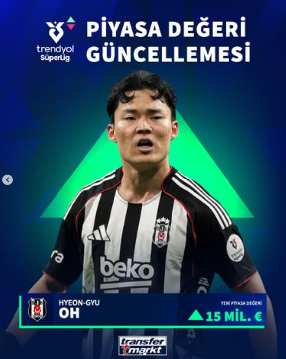 '이런 韓 선수 있었나' 오현규, 이적 2달 만에 '몸값 2배 폭등'...5경기 4골 폭발에 역대급 신드롬