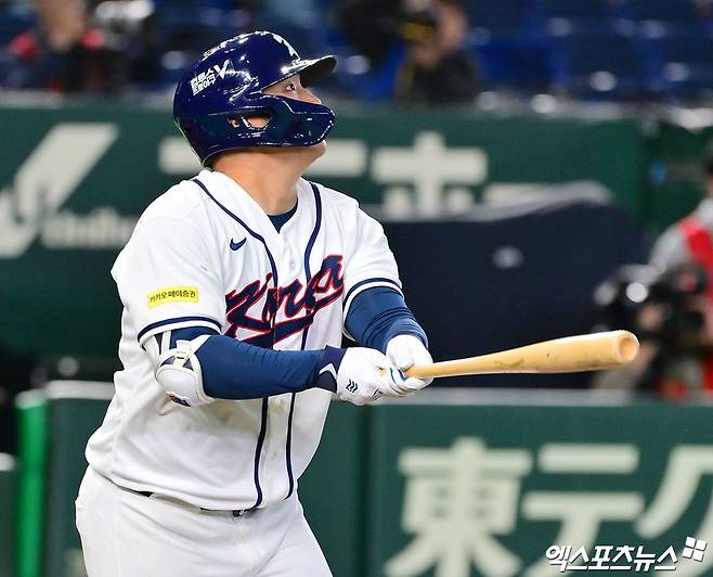 '와' 한국이 세계 1위? '1회 만루포 쾅' 문보경 한 방→이런 의미가 있었다니 [WBC]