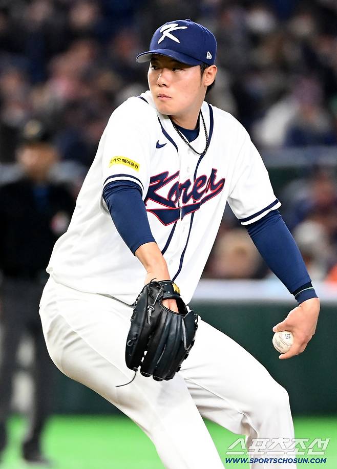 '日 깜짝' 류현진인가, 이 한국 투수 극찬했다…