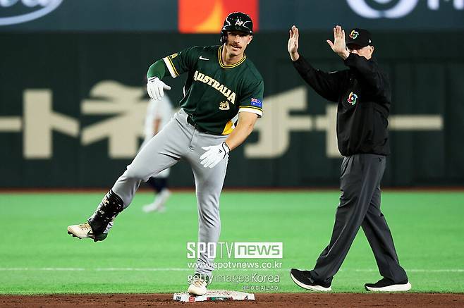 이런 선수가 KBO 2군에서 뛴다니…WBC 국가대표 4번타자 위용, 문동주에 때린 홈런 우연 아니구나