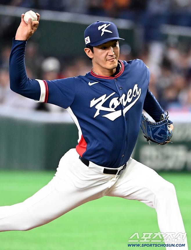 '2⅔이닝 4실점' 고영표, 한일전 역시 무리였나…스즈키-오타니-스즈키 쾅쾅쾅! 역전패 대위기