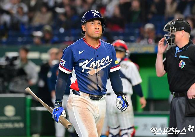 삼잔→삼진→삼진…韓, 어느 덧 삼진 13개→초반 맹타 덕에 '한일전 5-5 동점' 유지 [WBC]