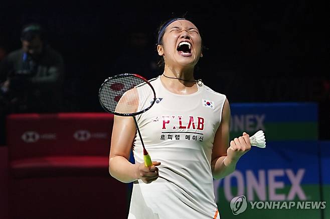 패배 잊은 '최강' 안세영, 천위페이도 꺾고 전영오픈 결승 진출