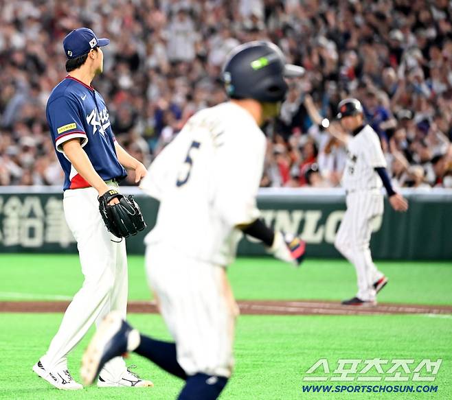 '참 잘 싸웠는데…' 문제의 김영규 교체 타이밍 '3타자 의무 상대' 규정에 발목 잡힌 통한의 한일전