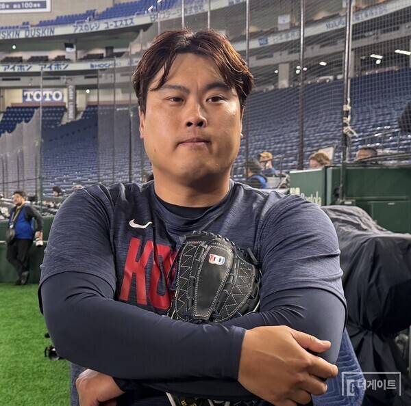 타이완전 변수 발생...'허리 불편' 문보경 지명타자 이동, 위트컴 1루수+김도영 3루수 [더게이트 WBC]