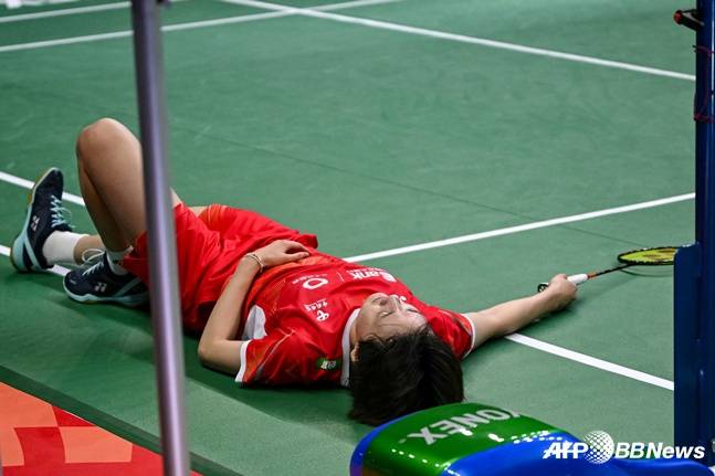 '中에 재앙 그 자체' GOAT 안세영, 또 천위페이 압도... 결승서 '상대 10연승' 왕즈이 만난다 [배드민턴 전영오픈]