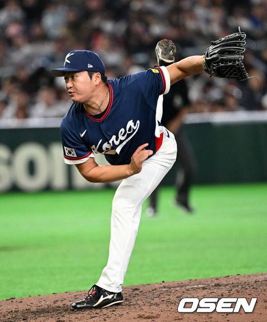 '153km' 日 빅리거 삼자범퇴, 고우석 왜 교체했을까…김영규 밀어내기 볼넷 패착, 대만-호주전까지 생각했나