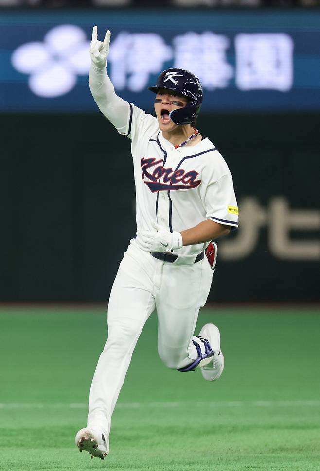 대만에 홈런→홈런 맞아도 괜찮다…한국엔 김도영이 있으니까, 역전 투런포 대폭발