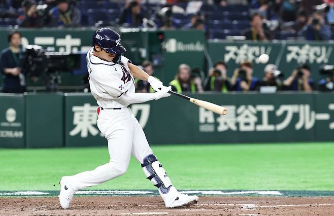 대만에 홈런→홈런 맞아도 괜찮다…한국엔 김도영이 있으니까, 역전 투런포 대폭발