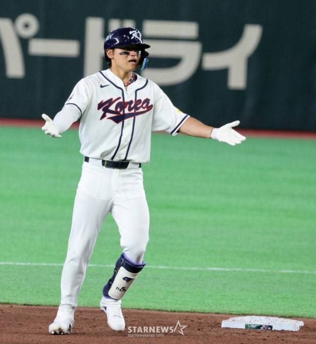 '김도영 상단 직격 3타점 원맨쇼도 무소용' 韓, 대만에 승부치기 끝에 4-5 통한의 패배→8강 불투명 [도쿄 현장리뷰]