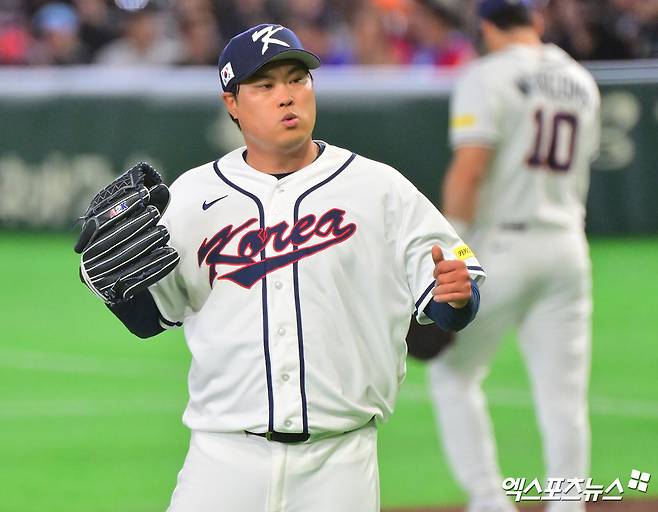 '5588일' 기다린 류현진, 이게 국가대표 마지막 경기인가…