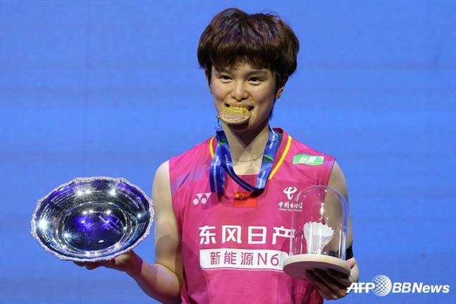 '10연패 악몽이었는데' 안세영을 꺾다니, 흥분한 中